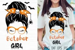 halloween mom life messy bun svg