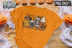 October Junkie Football Sublimation PNG ONLY ! Product Image 2