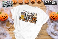 October Junkie Football Sublimation PNG ONLY ! Product Image 3