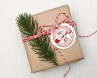 Do not open until christmas gift tag SVG, Christmas Tag SVG Product Image 3