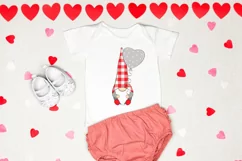 Cute Valentine's day gnomes clipart, PNG. Product Image 4