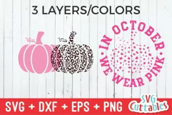 Breast Cancer Awareness SVG | In October We Wear Pink Product Image 3