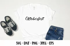 Oktoberfest hand lettered SVG. Bavarian beer festival Product Image 2