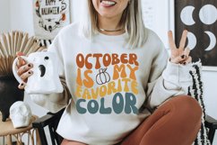 Wavy Fall SVG - October Is My Favorite Color svg Product Image 2