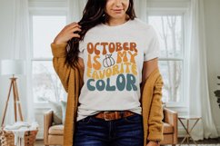Wavy Fall SVG - October Is My Favorite Color svg Product Image 3