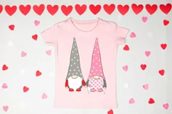 Cute Valentine's day gnomes clipart, PNG. Product Image 3