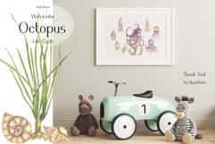 Watercolor Octopus Life Cycle Set Bundle Product Image 6