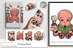 Digital Paper Octopus Mood Product Image 1