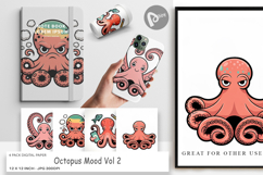 Digital Paper Octopus Mood Product Image 1