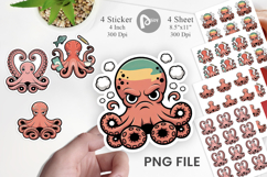 Octopus Mood Sticker Product Image 1