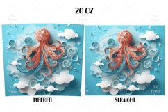Octopus Tumbler Wrap, 20 oz tumbler wrap, Octopus png, Octopus Tumbler Wrap