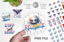 Oddball Optimism Rest &amp; Recharge Sticker Product Image 1