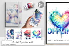 Oddball Optimism Rest Digital Paper Product Image 1