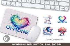 Oddball Optimism Rest Mouse Pad Product Image 1