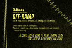 Off Ramp - An Industrial Sans-Serif Font Product Image 2