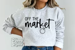 Off The Market SVG - Engagement SVG - Future Mrs - Bride SVG Product Image 3