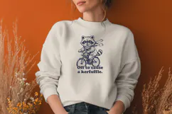 Off to Cause a Kerfuffle SVG | Funny Raccoon Whimsical PNG Product Image 2