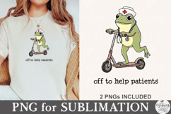Off to Help Patients PNG Product Image 1