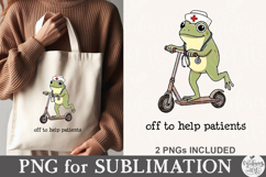 Off to Help Patients PNG Product Image 4