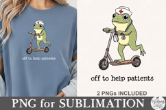 Off to Help Patients PNG Product Image 3
