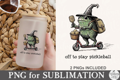 Off To Play Pickleball PNG Product Image 2
