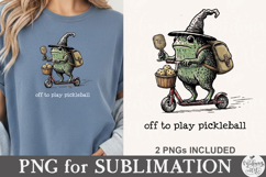 Off To Play Pickleball PNG Product Image 3
