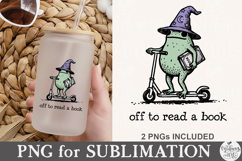 Off To Read a Book PNG Product Image 4
