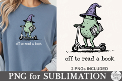 Off To Read a Book PNG Product Image 5