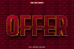 Offer 3D editable text effect Product Image 1