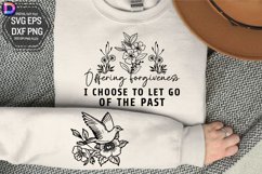 Offering forgiveness I choose to let go Sleeve SVG Product Image 1