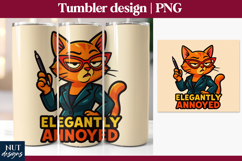 Sarcastic tumbler, Sarcastic office quote, Cat Manager Product Image 1