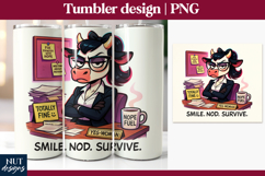 Sarcastic tumbler, Sarcastic office quote, Cow manager Product Image 1