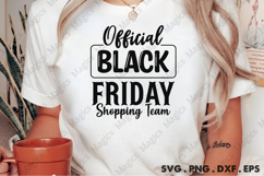 Official Black Friday Shopping Team SVG, Black Friday SVG Product Image 2