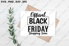 Official Black Friday Shopping Team SVG, Black Friday SVG Product Image 3