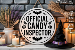 Halloween Round Sign SVG Bundle | Halloween Sign Cut Files Product Image 8