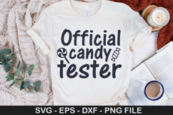 Official candy tester SVG - Halloween Design Product Image 1