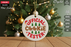 Christmas Round Sign SVG Bundle | Farmhouse Holiday Sign SVG Product Image 10