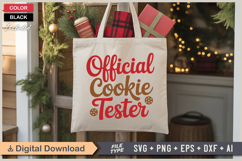 Official Cookie Tester SVG | Christmas SVG | Holiday SVG Product Image 5