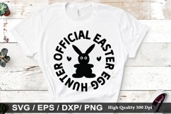Official easter egg hunter SVG - Easter Dog Design Product Image 1