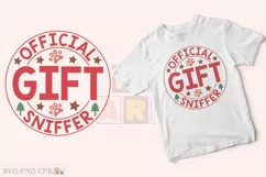 Christmas Funny Dog Saying SVG t-shirt Design Product Image 2