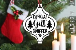 Official Gift Sniffer SVG | Dog Christmas SVG | Dog SVG Product Image 1