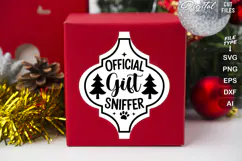 Official Gift Sniffer SVG | Dog Christmas SVG | Dog SVG Product Image 2
