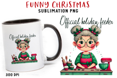 Funny Christmas Quote Clipart Sublimation PNG Product Image 6