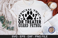 Official trick or treater guard SVG - Halloween Dog Design Product Image 1