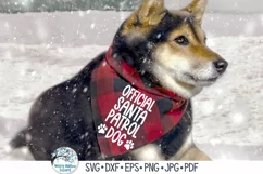 Official Santa Patrol Dog SVG | Christmas Dog SVG Product Image 2