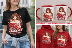 Sublimation Design: Officially Taken by my Favorite Human Product Image 1