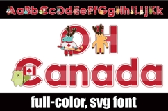 Oh Canada Color Font Product Image 1