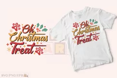 Oh Christmas Treat Christmas SVG T Shirt Design Product Image 2