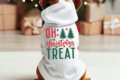 Oh Christmas Treat SVG ,Dog Christmas SVG Design Product Image 3