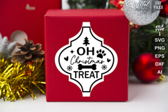 Oh Christmas Treat SVG | Dog Christmas SVG | Dog SVG Product Image 2